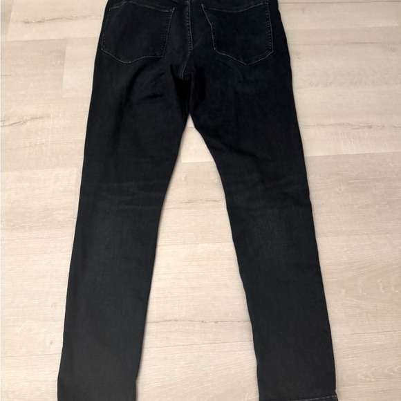 Express Super High-Rise Skinny Jeans – Blue Denim with Distressed Knees | Sze 12 - Picture 2 of 12
